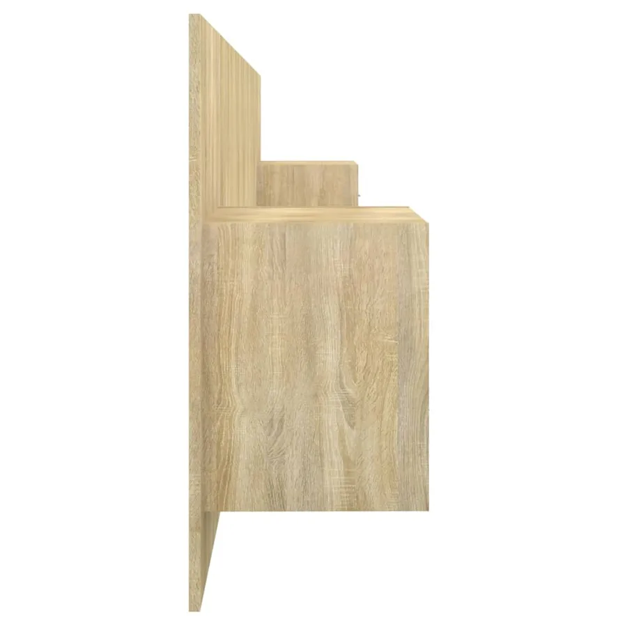 Tête de lit avec armoires Chêne sonoma Bois d'ingénierie - 5