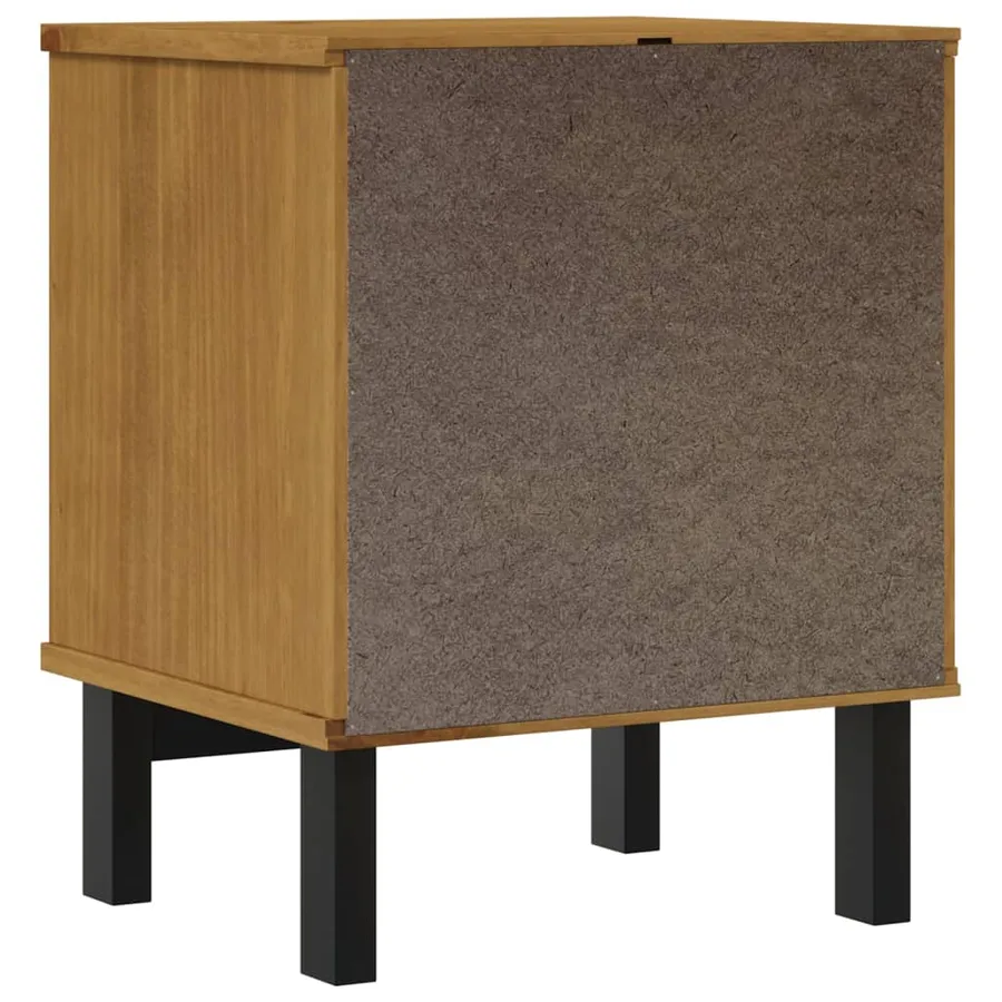 Table de chevet FLAM 40x35x50 cm bois de pin massif - 7