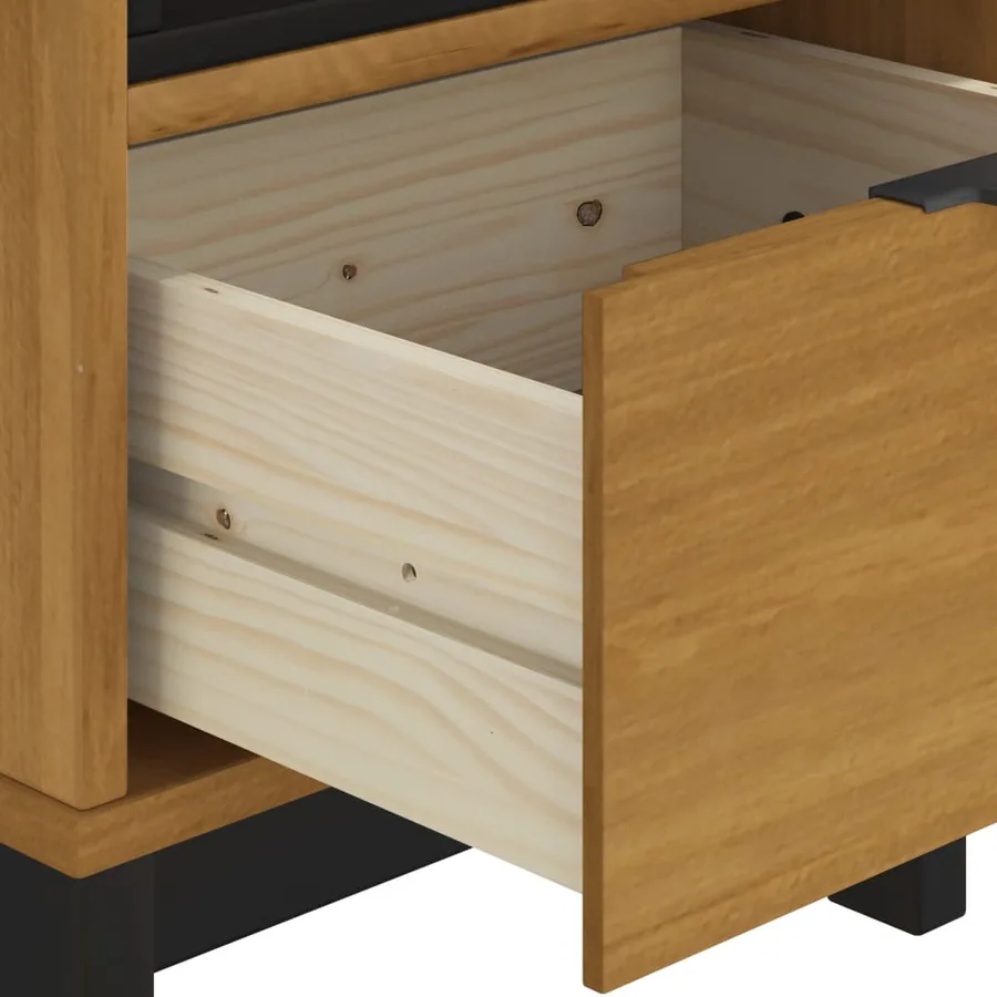Table de chevet FLAM 40x35x50 cm bois de pin massif - 8