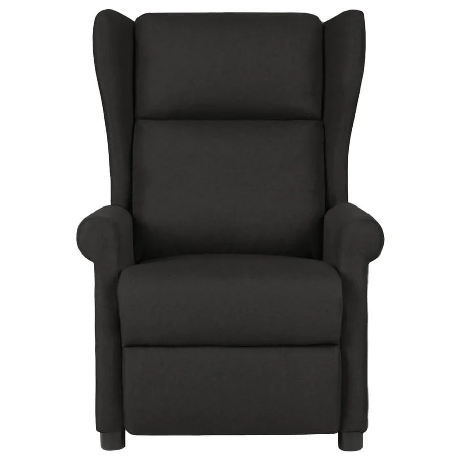 Fauteuil inclinable Noir Tissu - 2
