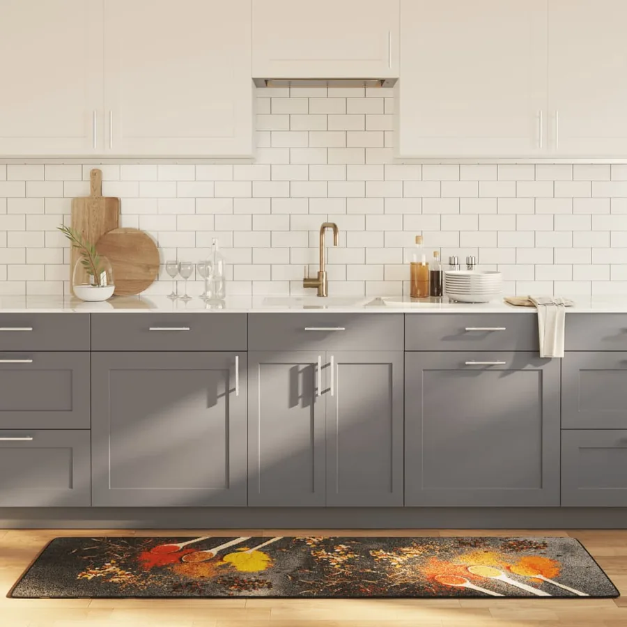 Tapis de cuisine multicolore 60x180 cm lavable