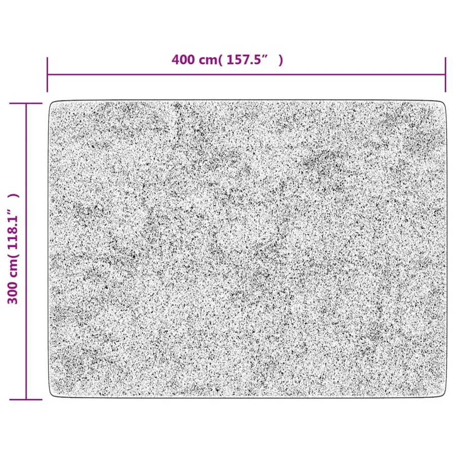 Tapis lavable anthracite 400x300 cm - 8