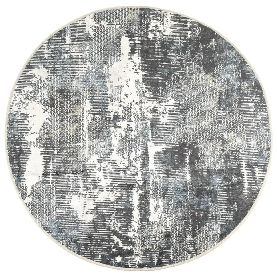 Tapis lavable multicolore Ø 120 cm - 2