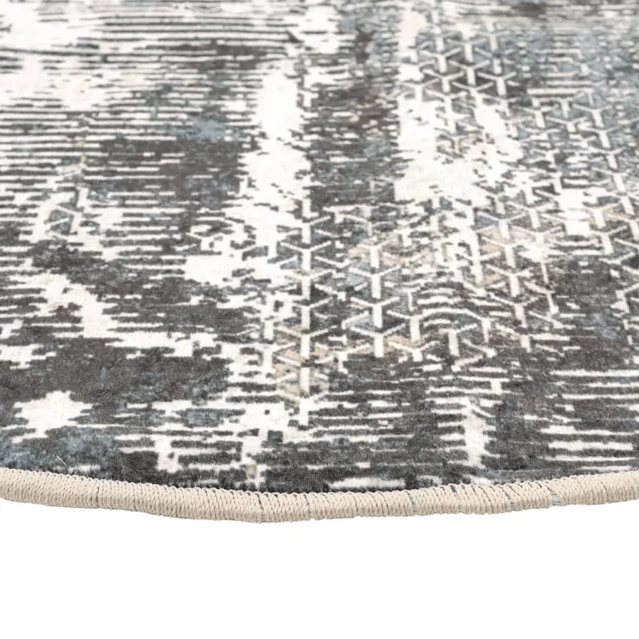 Tapis lavable multicolore Ø 120 cm - 4