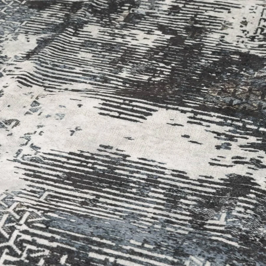 Tapis lavable multicolore Ø 120 cm - 5