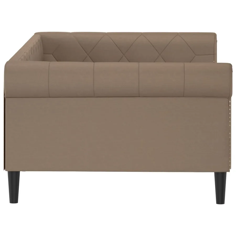 Lit de jour cappuccino 100x200 cm similicuir - 4