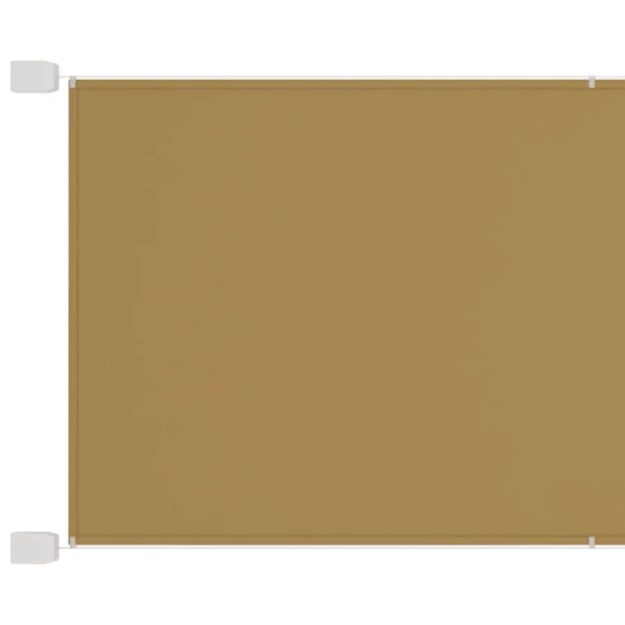 Auvent vertical Beige 140x420 cm Tissu oxford - 2