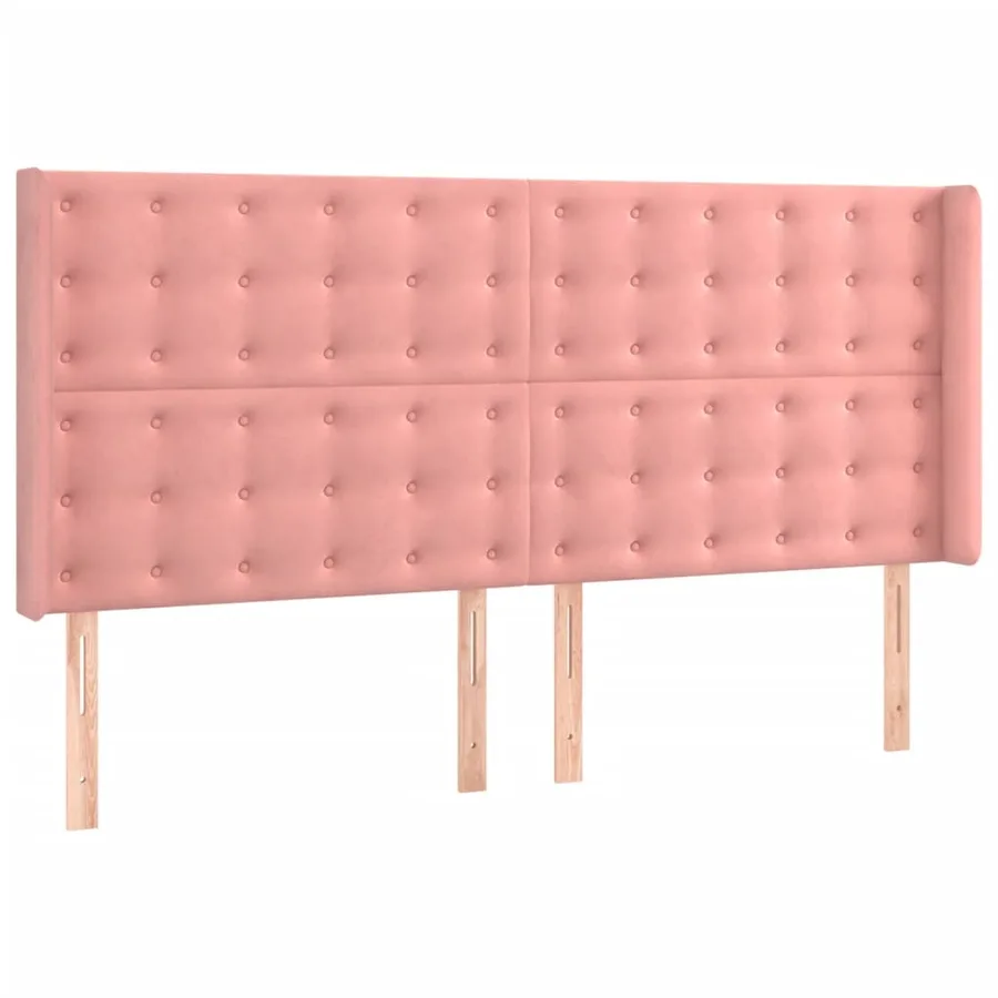 Sommier à lattes de lit avec matelas Rose 200x200 cm Velours - 6