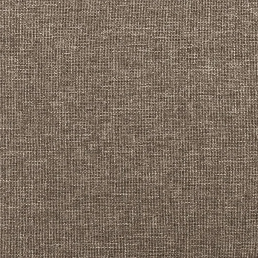 Cadre de lit sans matelas taupe 160x200 cm tissu - 8