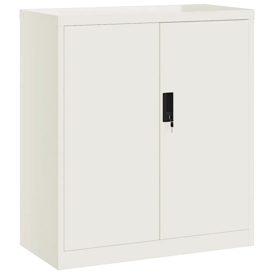 Classeur blanc 79x40x90 cm acier - 2