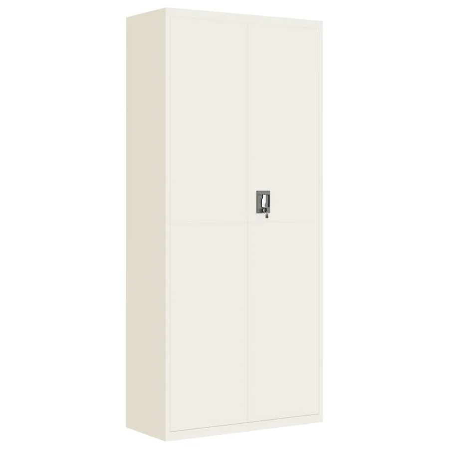 Classeur blanc 90x40x240 cm acier - 7