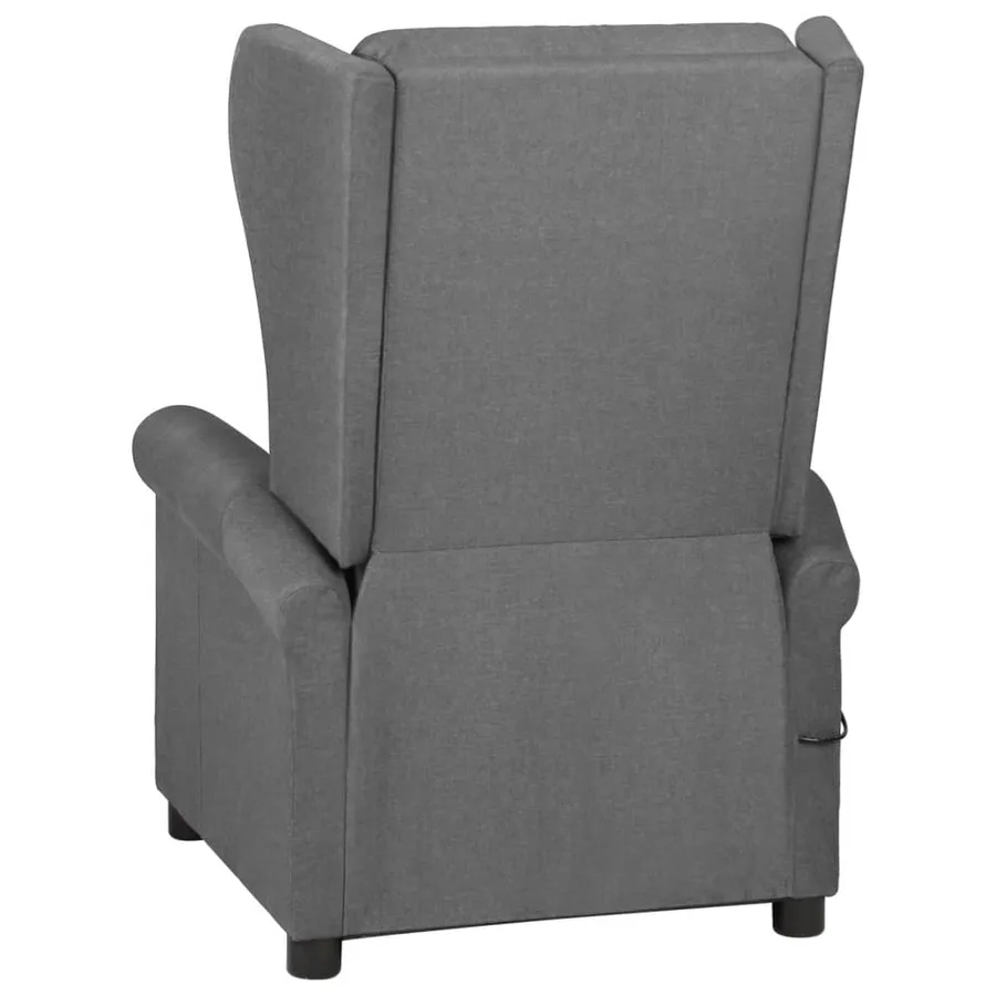 Fauteuil de massage Gris clair Tissu - 4
