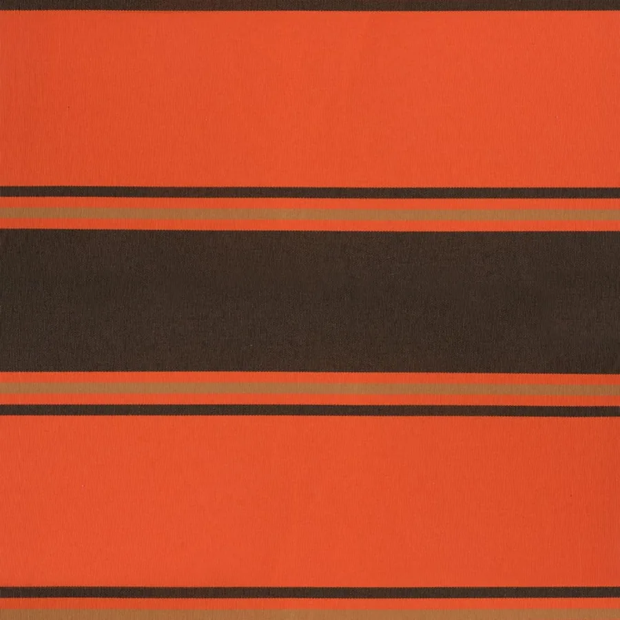 Auvent rétractable automatique orange et marron 4x3 m - 9