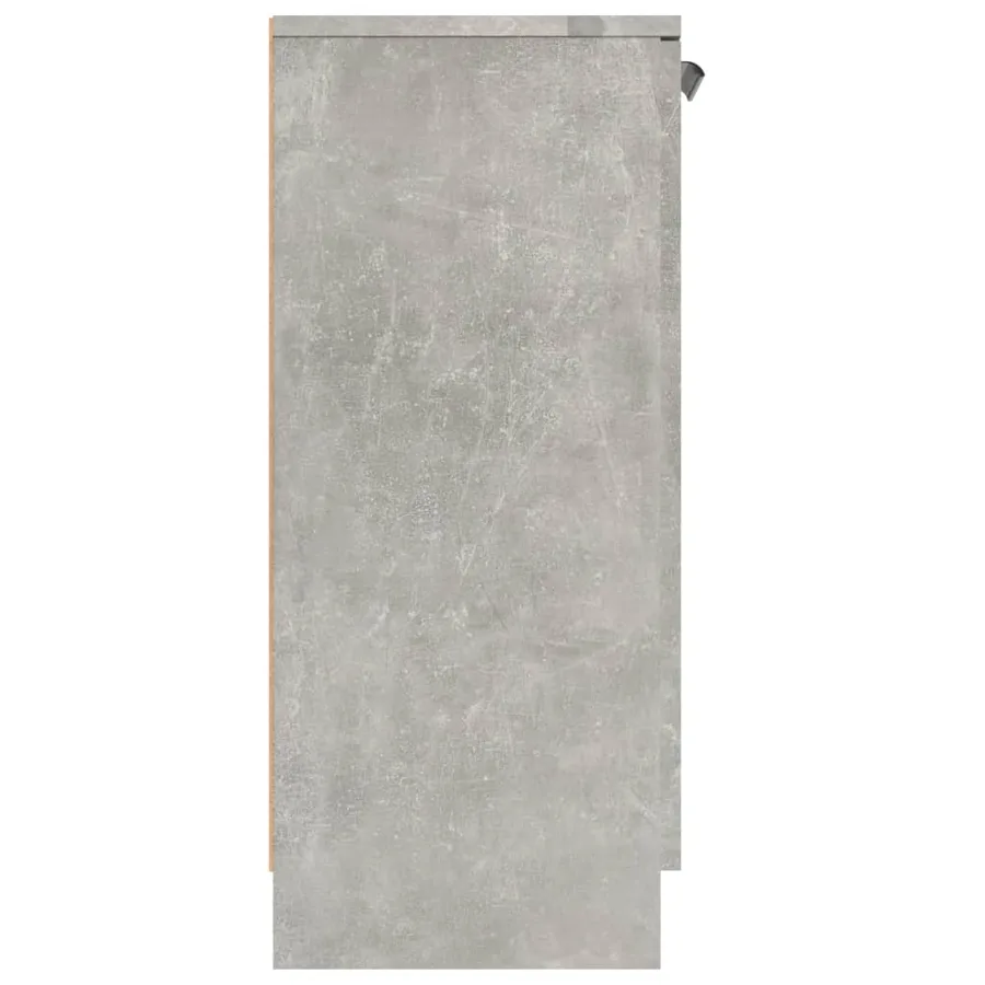 Buffet Gris béton 60x30x70 cm Bois d'ingénierie - 8