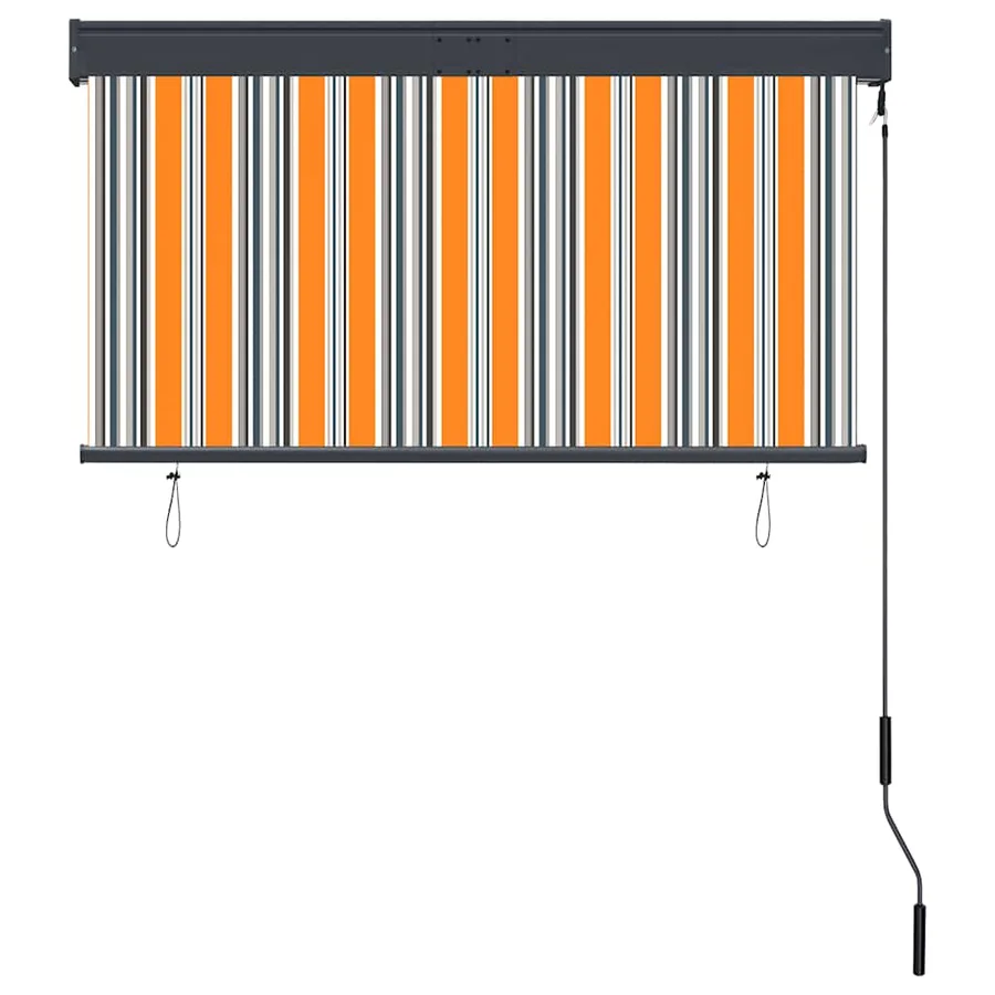 Store roulant d'extérieur 120x250 cm Jaune et bleu - 4