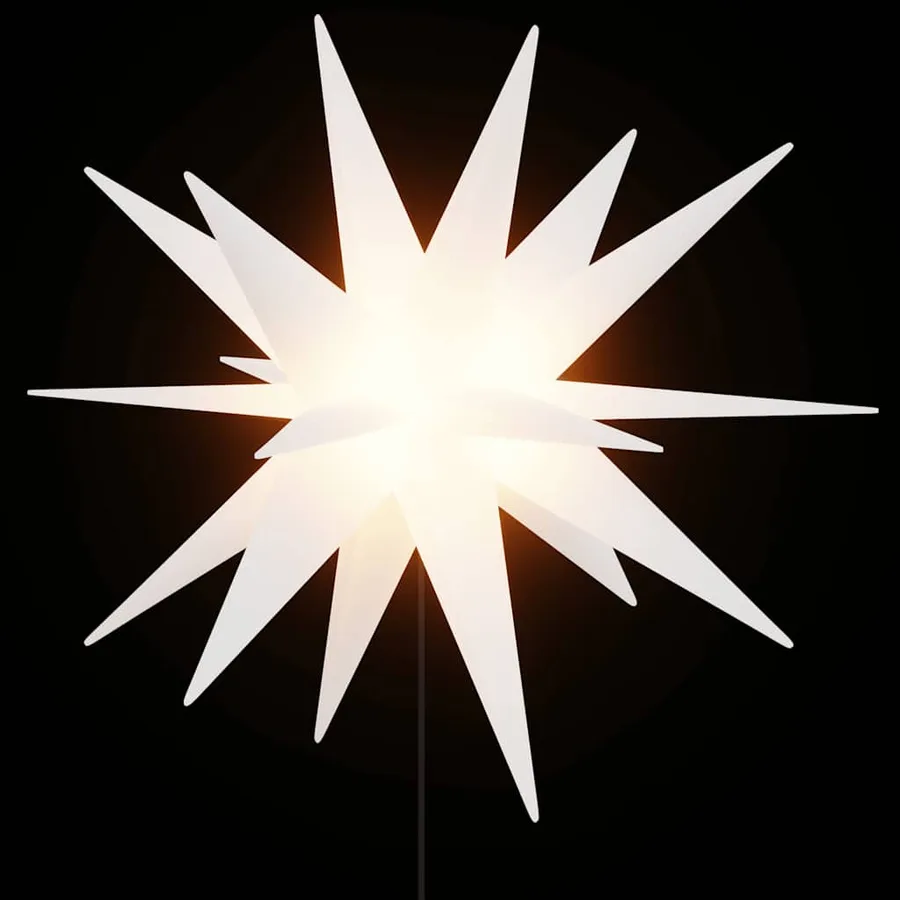 Lumière de Noël avec piquet LED pliable blanc 57 cm - 3