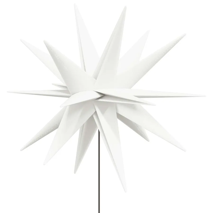 Lumière de Noël avec piquet LED pliable blanc 57 cm - 5
