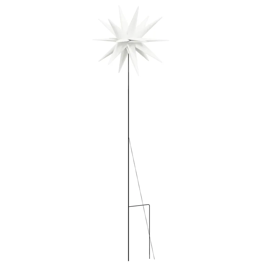 Lumière de Noël avec piquet LED pliable blanc 57 cm - 8