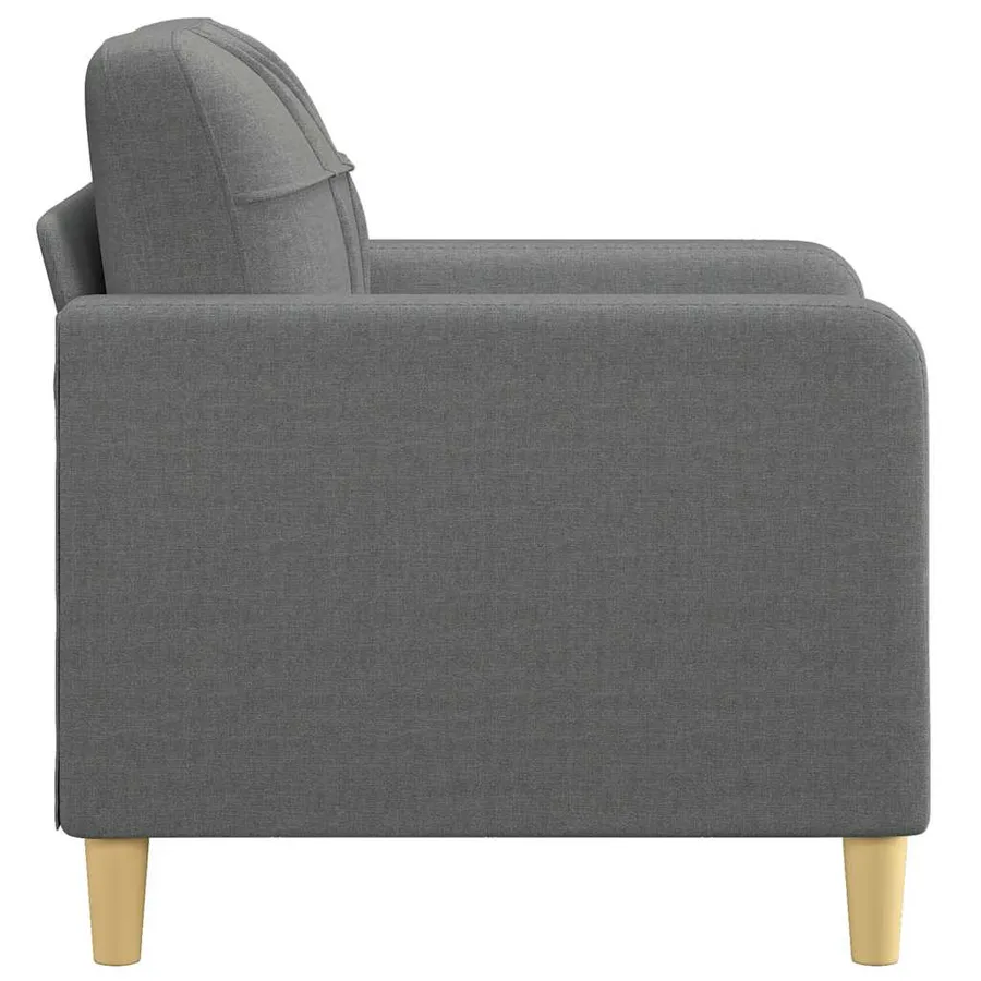 Fauteuil Gris foncé 60 cm Tissu - 4