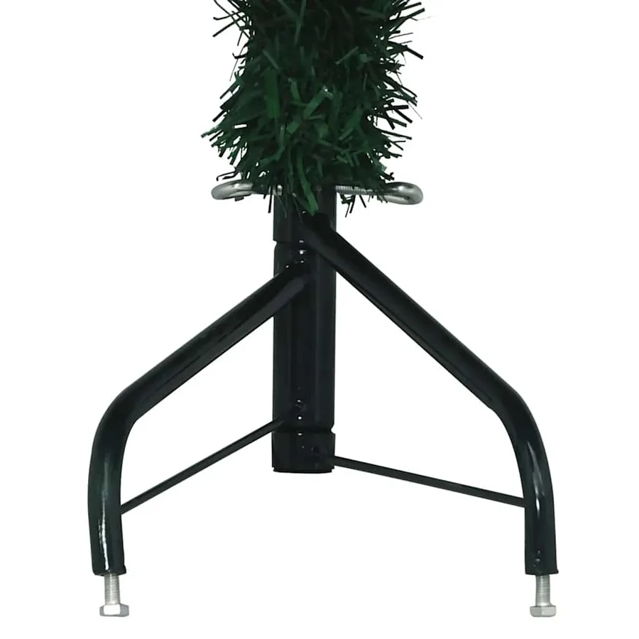Sapin de Noël artificiel d'angle Vert 210 cm PVC - 6