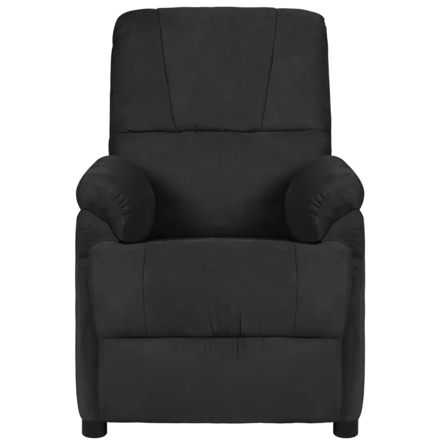 Fauteuil de massage noir tissu microfibre - 2
