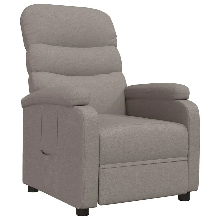 Fauteuil inclinable Taupe Tissu - 2