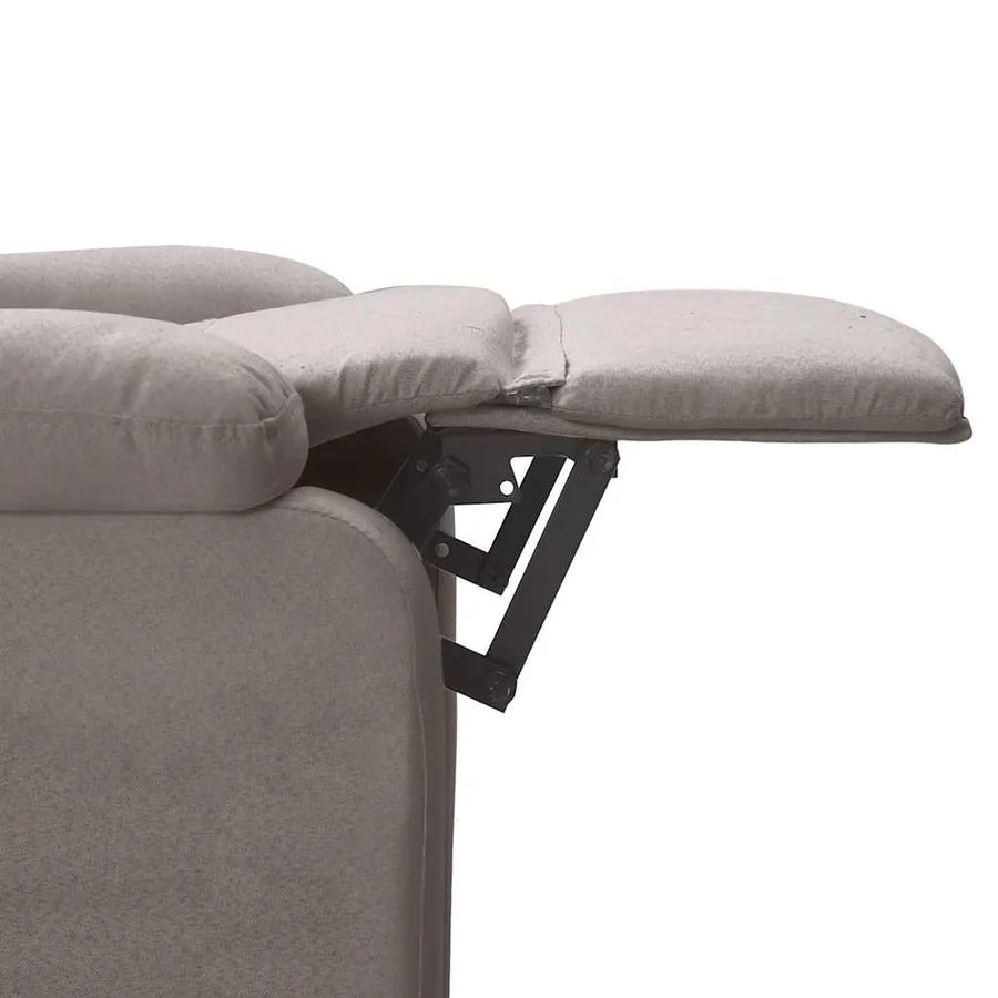 Fauteuil inclinable Taupe Tissu - 7