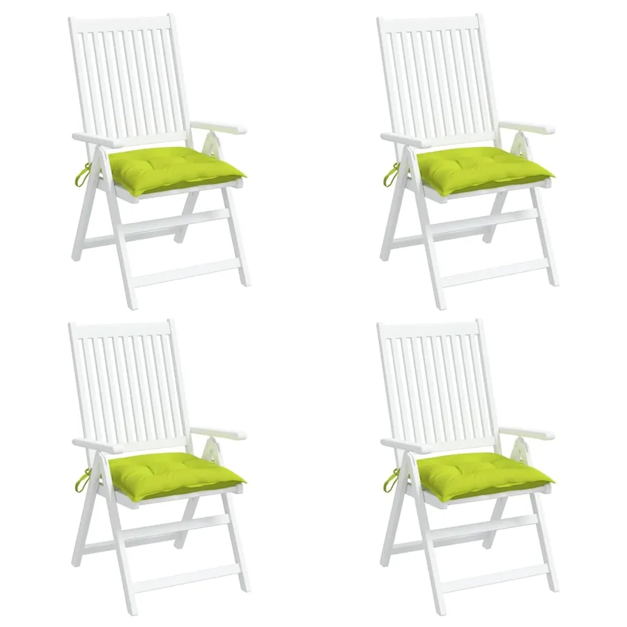 Coussins de palette lot de 4 vert brillant 50x50x7 cm - 4