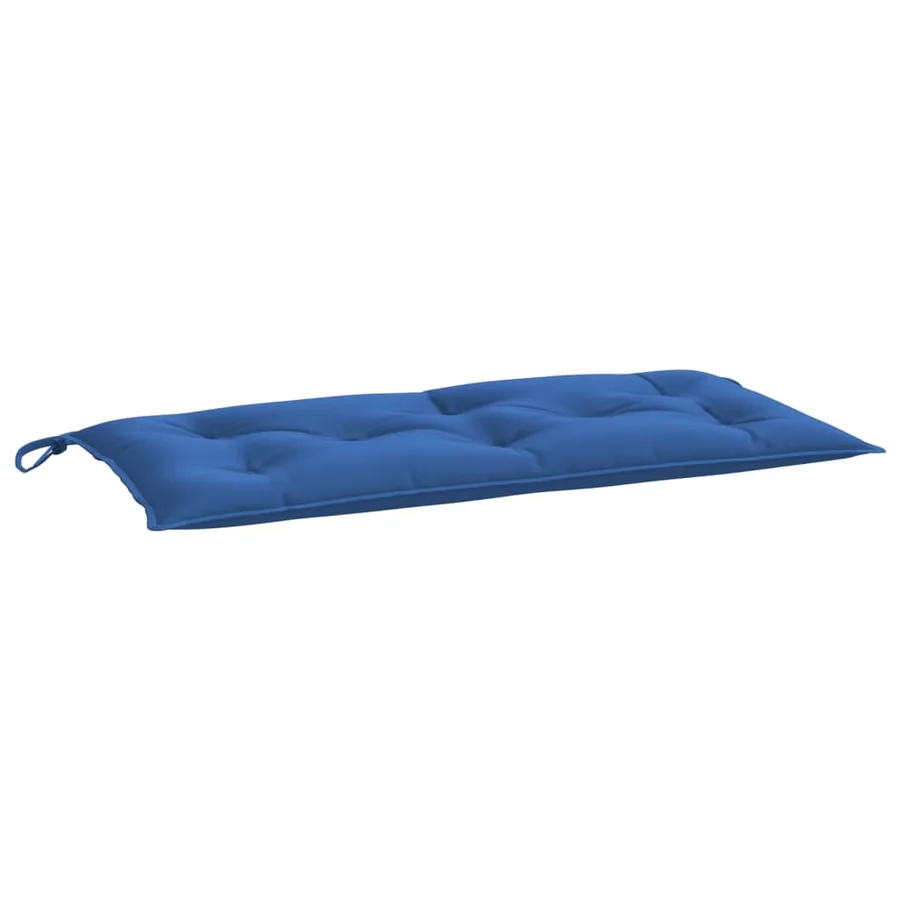 Coussin de banc de jardin bleu 100x50x7 cm tissu oxford - 2