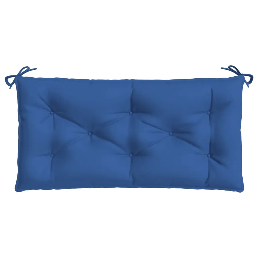 Coussin de banc de jardin bleu 100x50x7 cm tissu oxford - 4