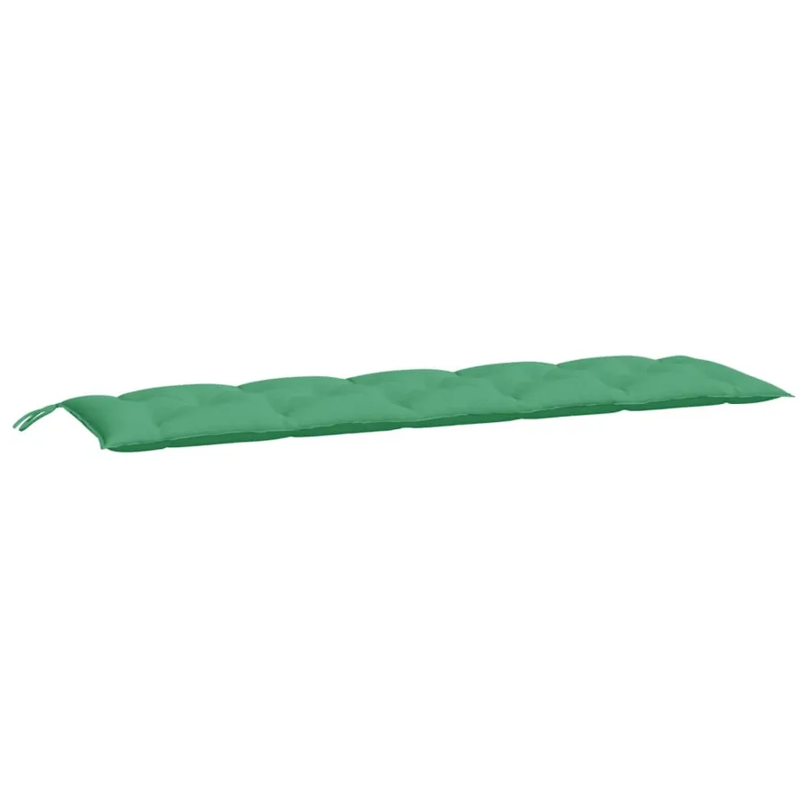 Coussin de banc de jardin vert 180x50x7 cm tissu oxford - 2