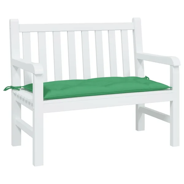 Coussin de banc de jardin vert 100x50x7 cm tissu oxford