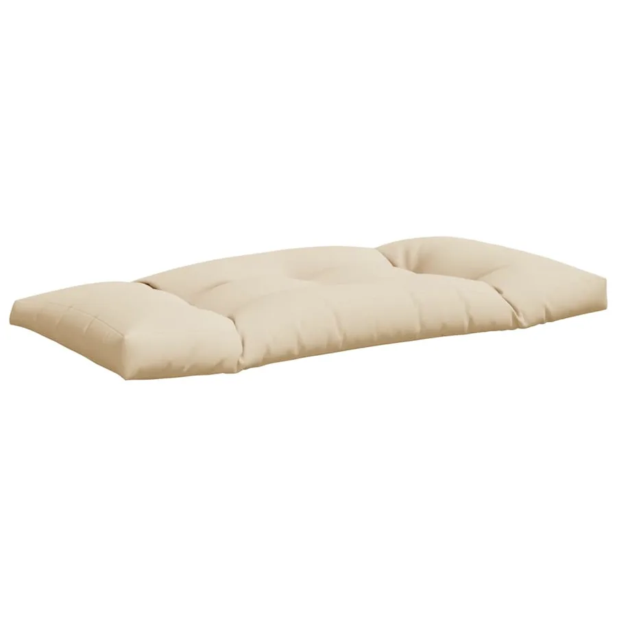 Coussins de palette lot de 3 beige tissu - 5