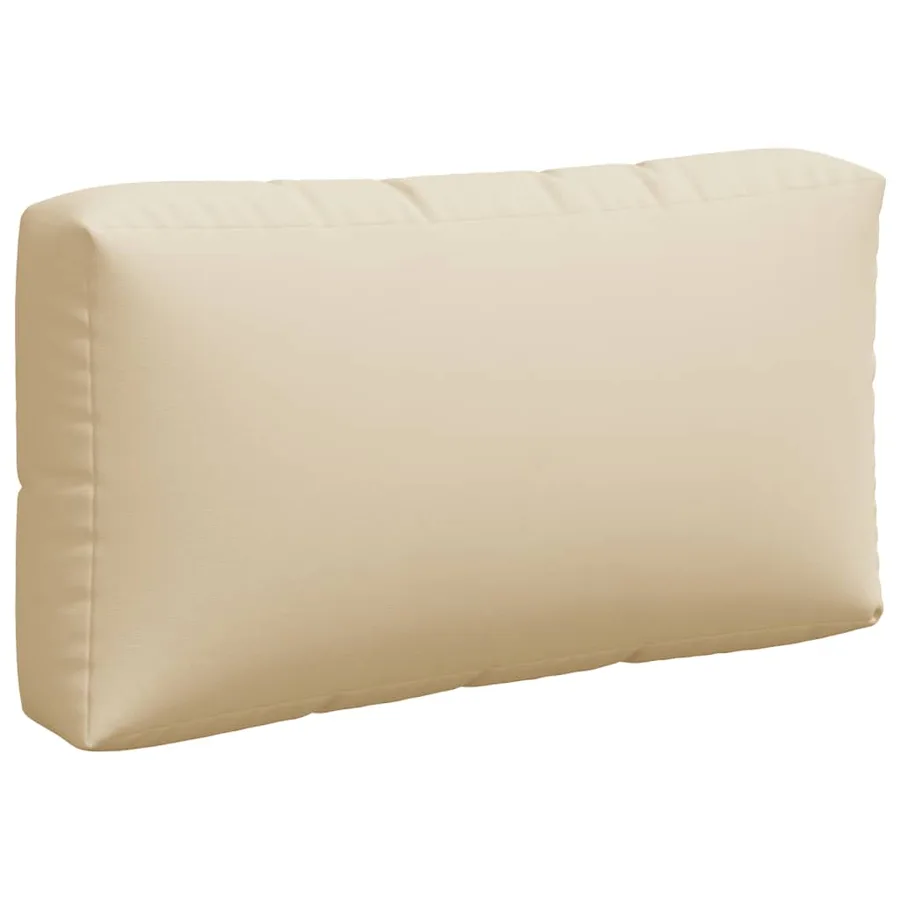 Coussins de palette lot de 3 beige tissu - 7