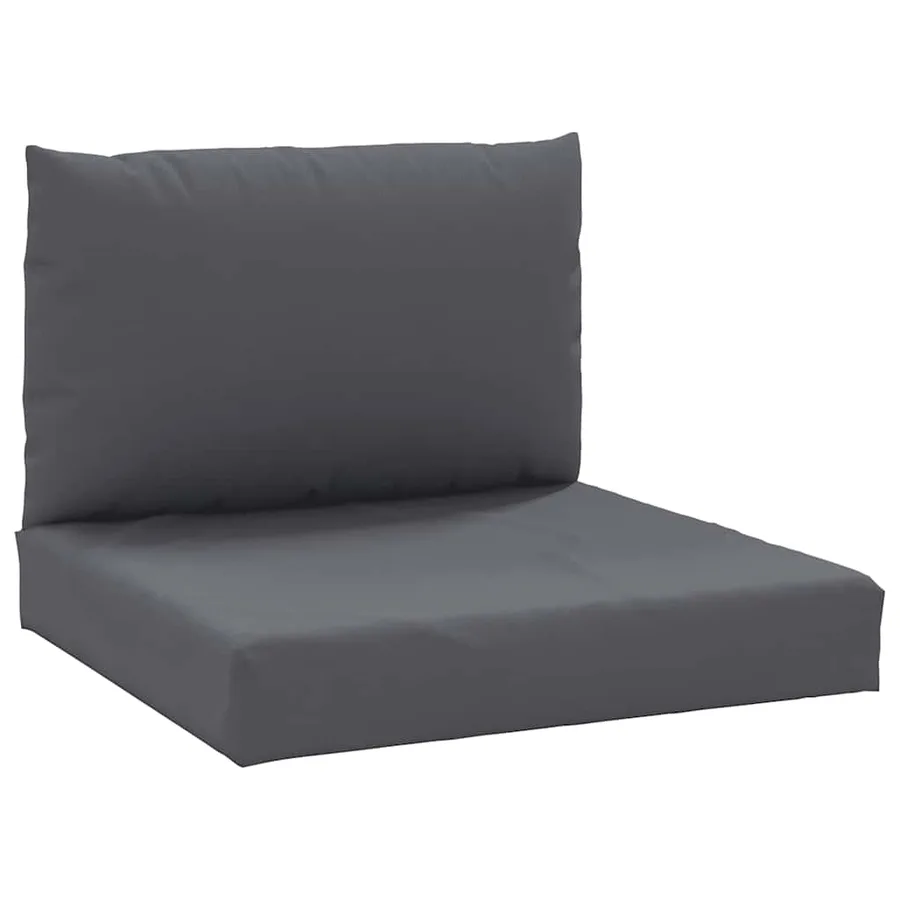 Coussins de palette lot de 2 anthracite tissu oxford - 2
