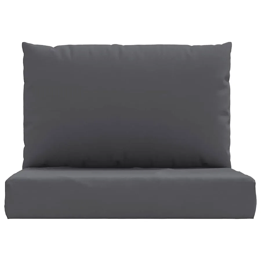 Coussins de palette lot de 2 anthracite tissu oxford - 4