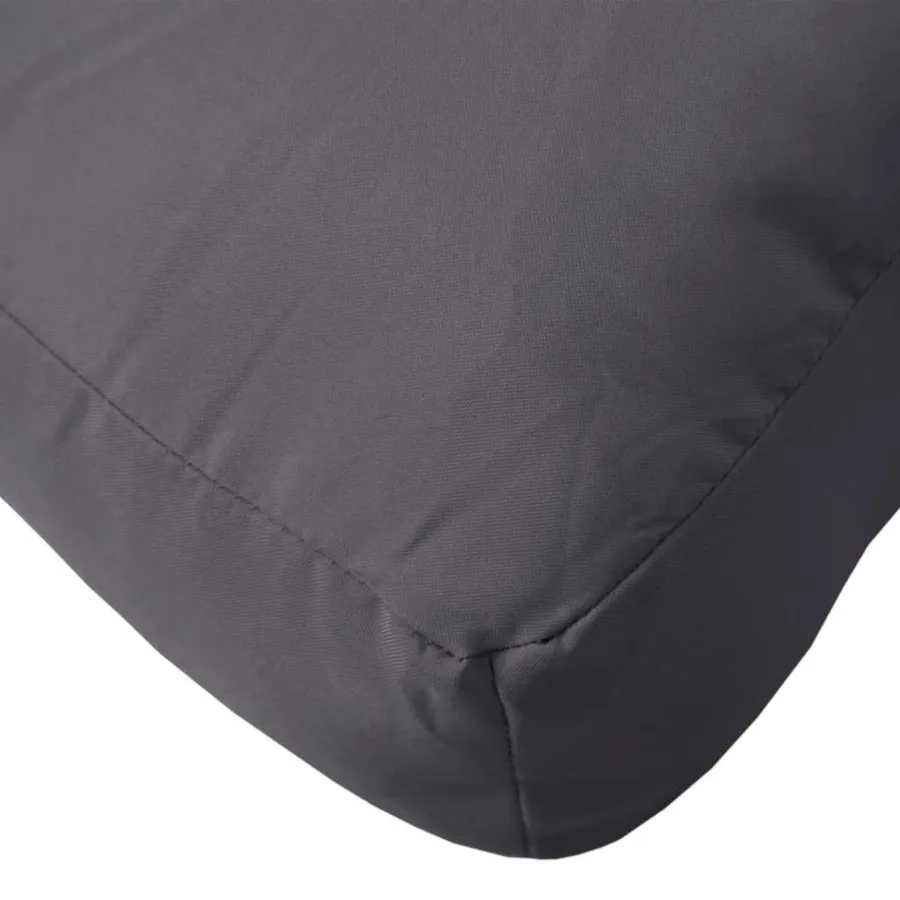 Coussins de palette lot de 2 anthracite tissu oxford - 8