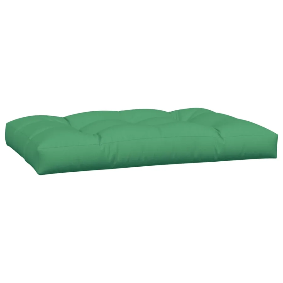 Coussins de palette lot de 2 vert tissu - 4