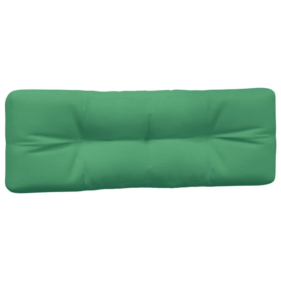 Coussins de palette lot de 2 vert tissu - 5
