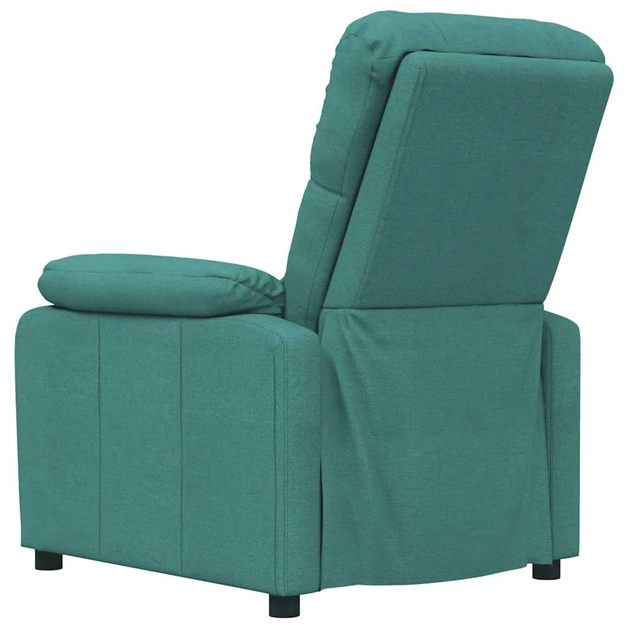 Fauteuil inclinable Vert foncé Tissu - 5