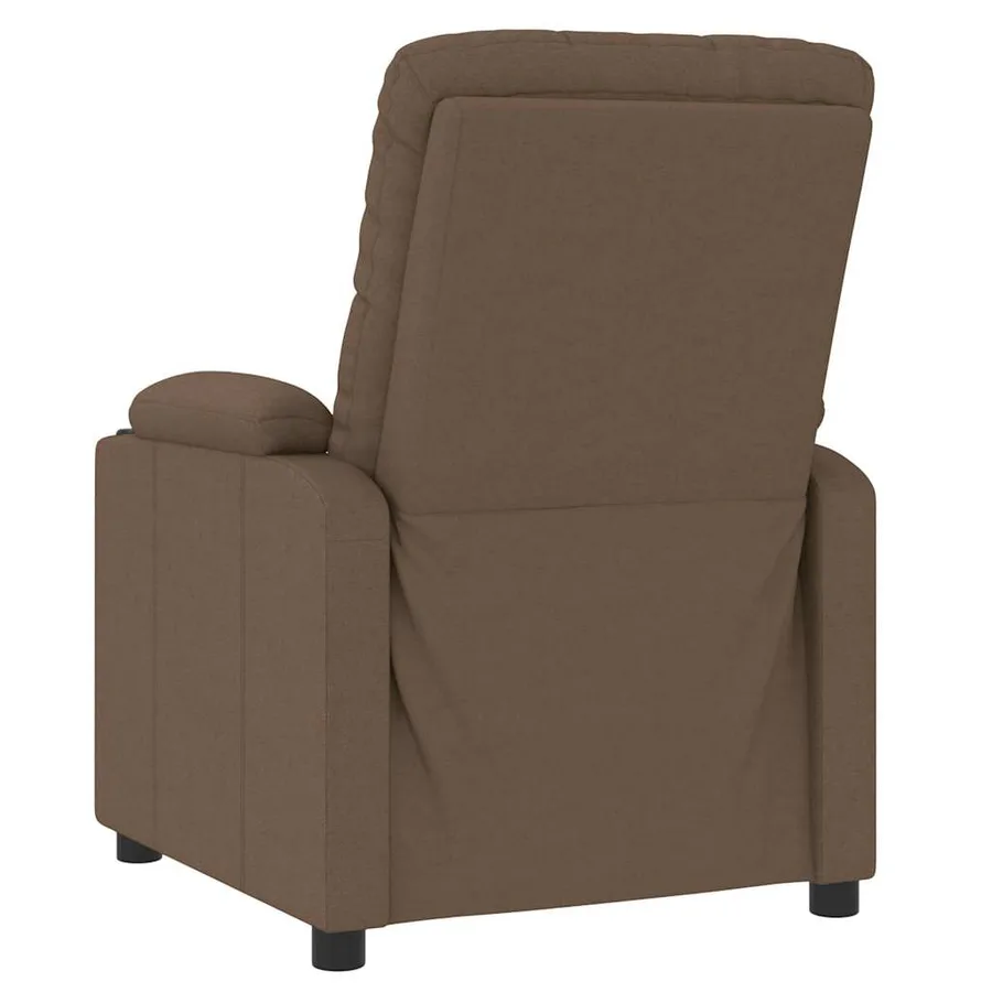 Fauteuil inclinable Marron Tissu - 5