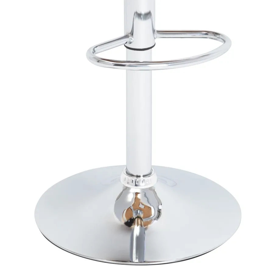 Tabouret de bar Noir Similicuir - 6