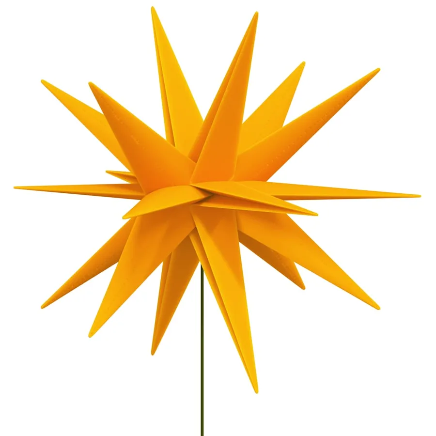 Lumières de Noël avec piquets 3 pcs LED pliable jaune 35 cm - 7