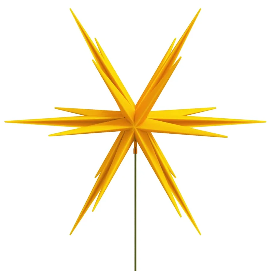 Lumières de Noël avec piquets 3 pcs LED pliable jaune 35 cm - 8