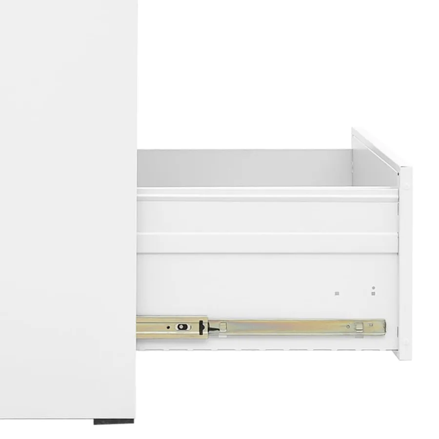 Classeur Blanc 46x62x102,5 cm Acier - 7