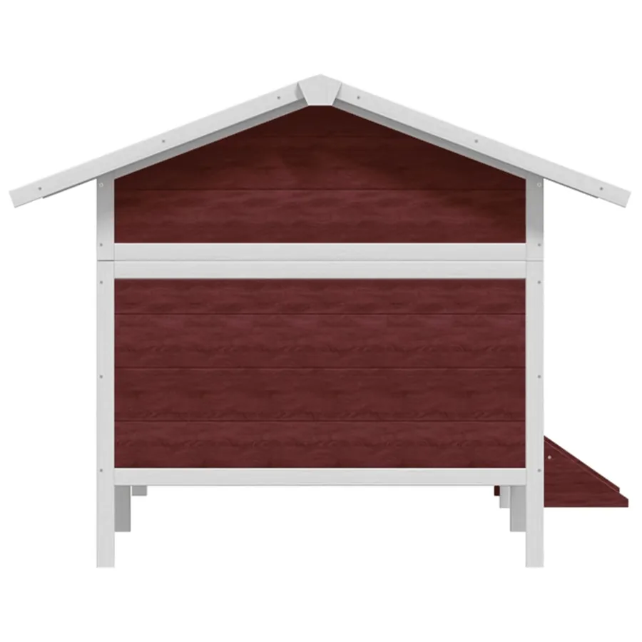 Chenil moka 159x120x88,5 cm bois de pin solide - 4