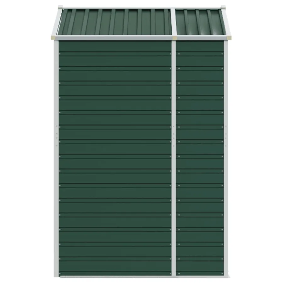 Abri de jardin vert 191x130x198 cm acier galvanisé - 6