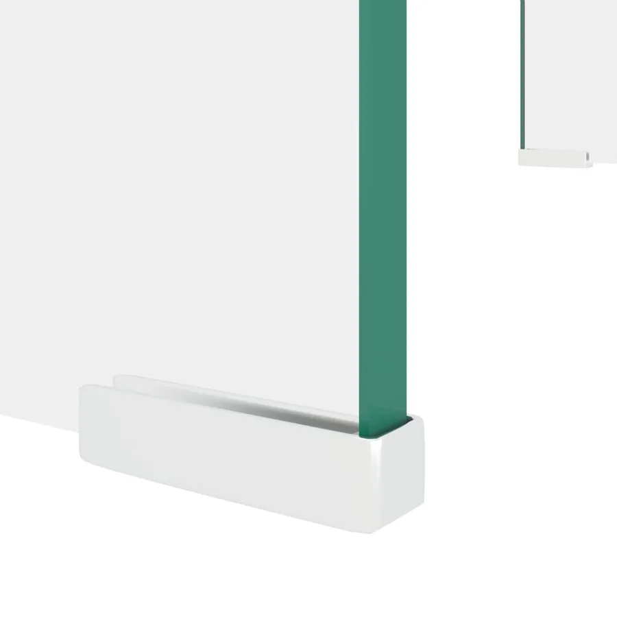 Meuble TV/pour moniteur 60x25x11 cm verre transparent - 5