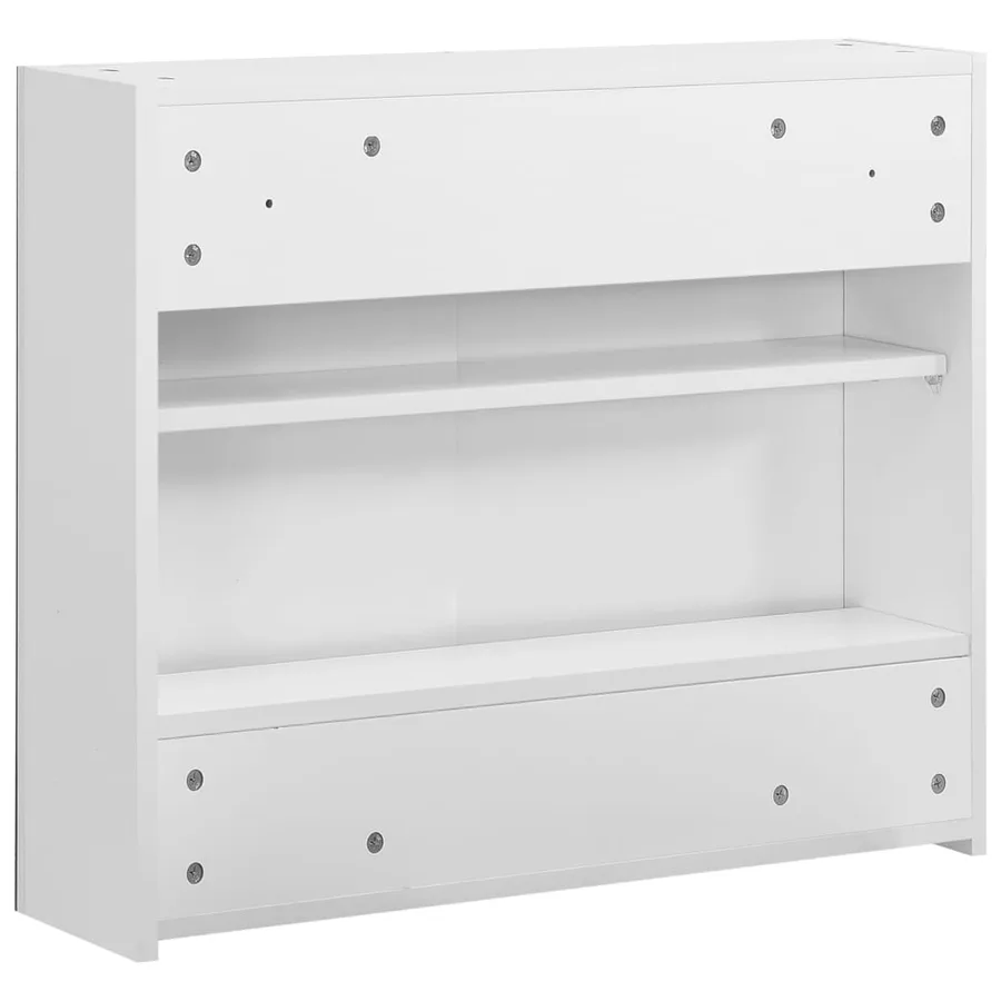 Armoire à miroir de salle de bain blanc 80x15x60 cm MDF - 5