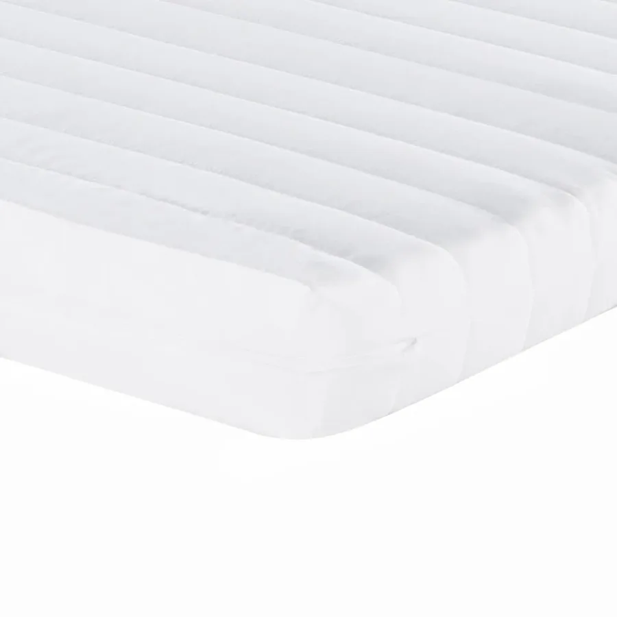 Lit de jour avec gigogne et matelas crème 80x200 cm tissu - 10
